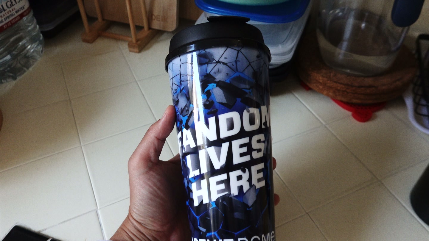 Intuit Dome Fandom Lives Here refillable souvenir cup