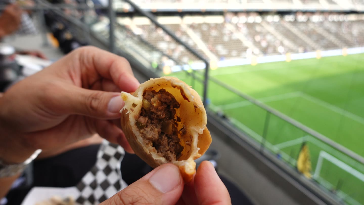 The hot beef empanada we went back for in the North End Terrace.