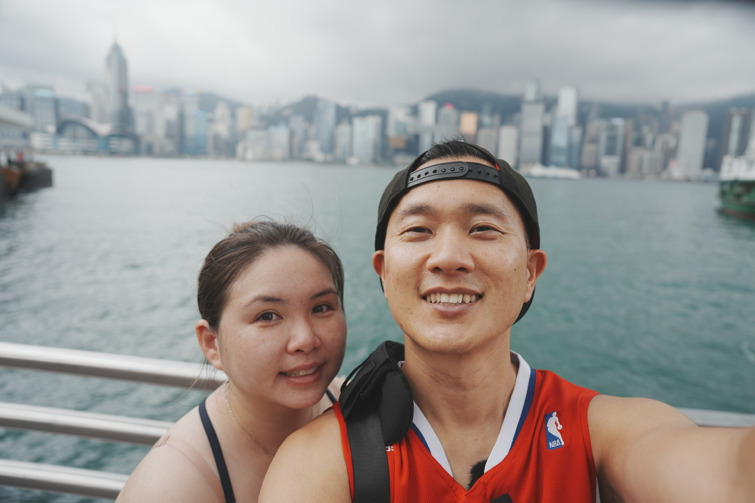 Peter and Lisa in Hong Kong