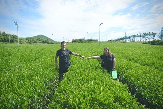 Peter and Lisa in Jeju Island