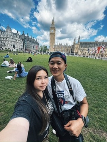 Peter and Lisa in London