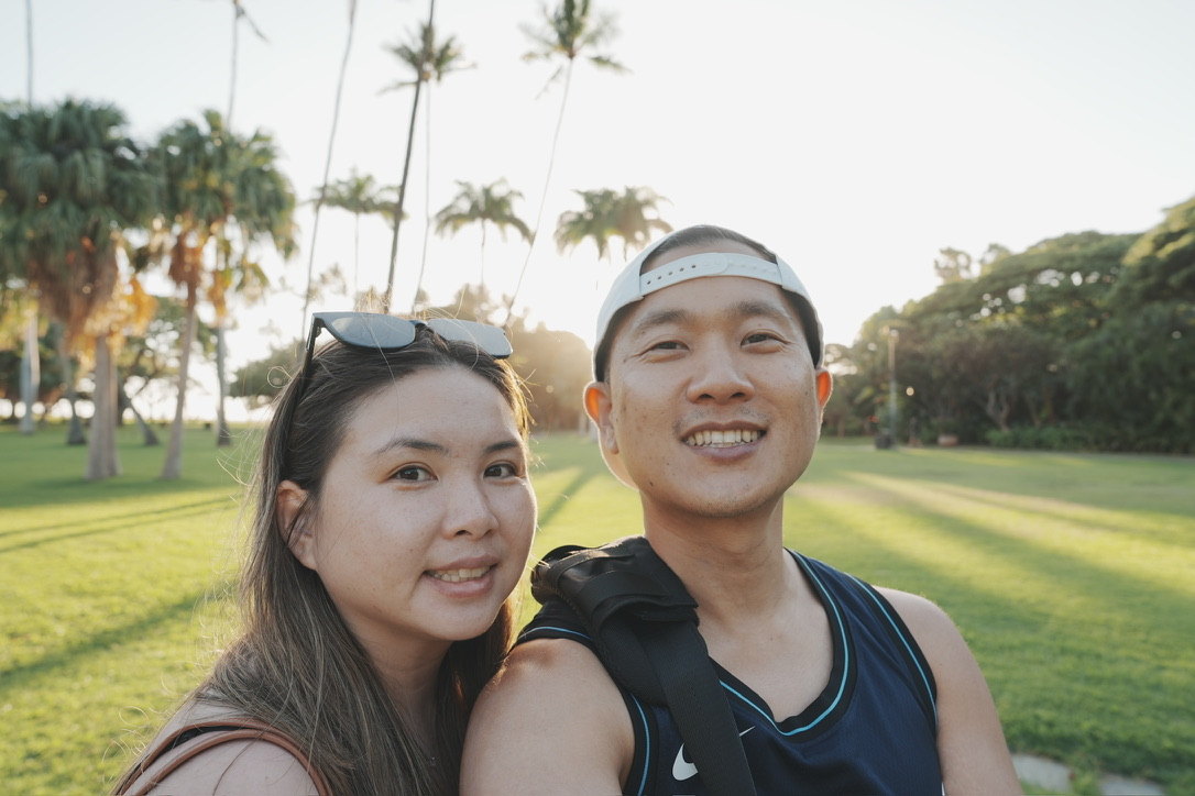 Peter and Lisa in Oahu