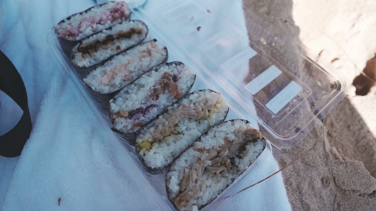 The musubi sampler from Got’z Grindz on our 2024 trip.