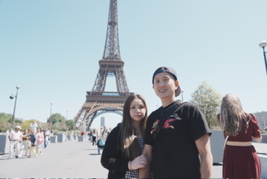 Peter and Lisa in Paris