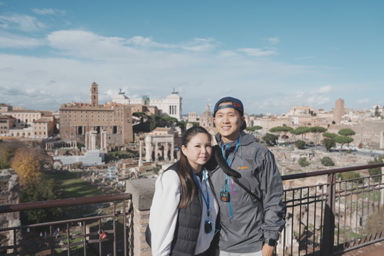 Peter and Lisa in Rome