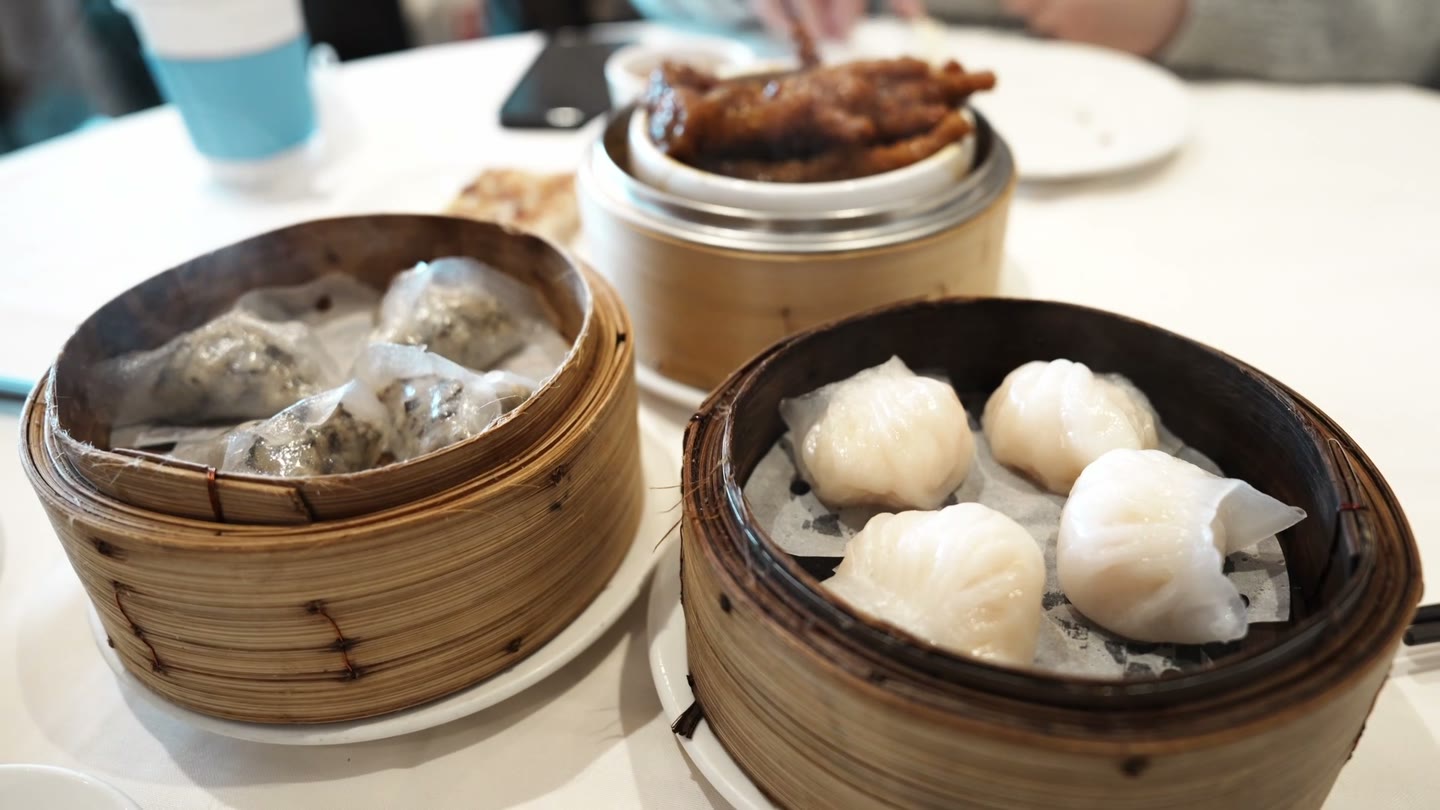 Dim sum at Dynasty Seafood on our earlier Vancouver trip.